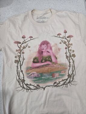 Melanie Martinez Official Merch Women's Cream Tee Size Small New